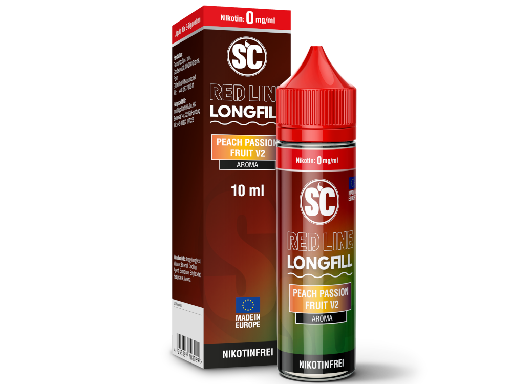 SC - Red Line - Aroma Peach Passion Fruit V2 10 ml 10er Packung