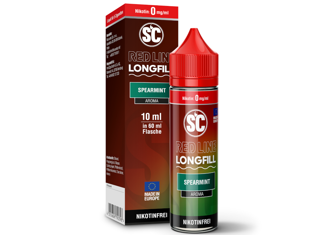 SC - Red Line - Aroma Spearmint 10 ml 10er Packung