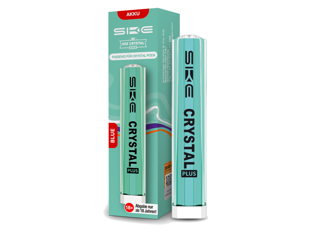 SKE - Crystal Plus Akku 400 mAh blau 10er Packung