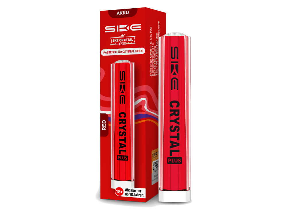 SKE - Crystal Plus Akku 400 mAh rot 240er Packung