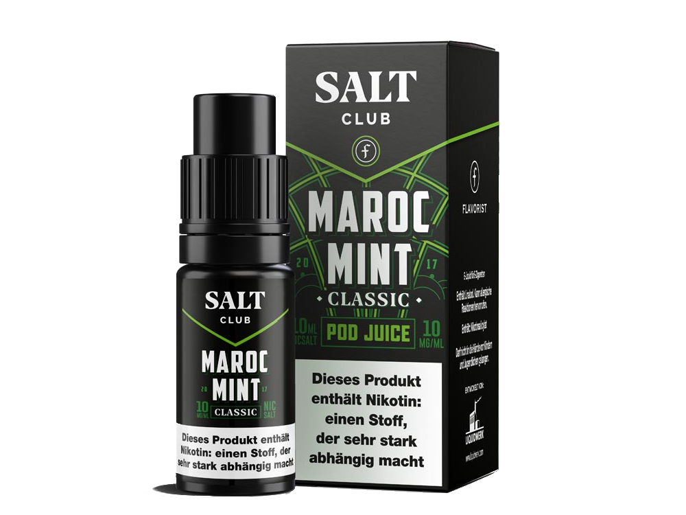 Salt Club - Flavorist Maroc Mint - Classic - Nikotinsalz Liquid 10 mg/ml
