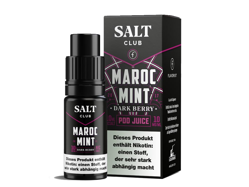 Salt Club - Flavorist Maroc Mint - Dark Berry - Nikotinsalz Liquid 20 mg/ml