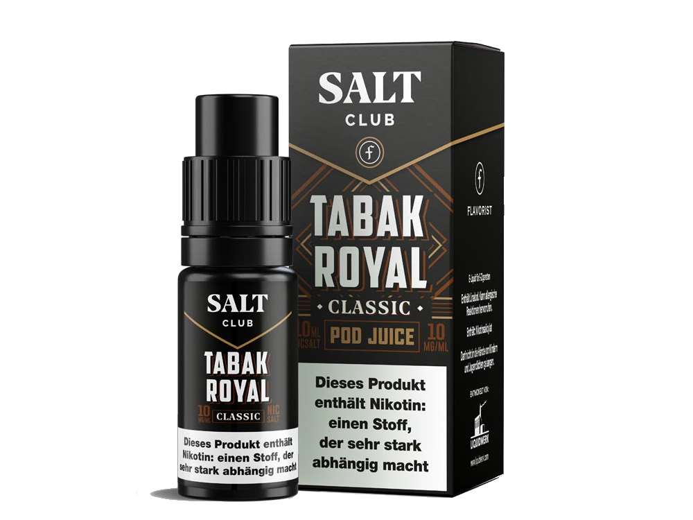 Salt Club - Flavorist Tabak Royal - Classic - Nikotinsalz Liquid 20 mg/ml
