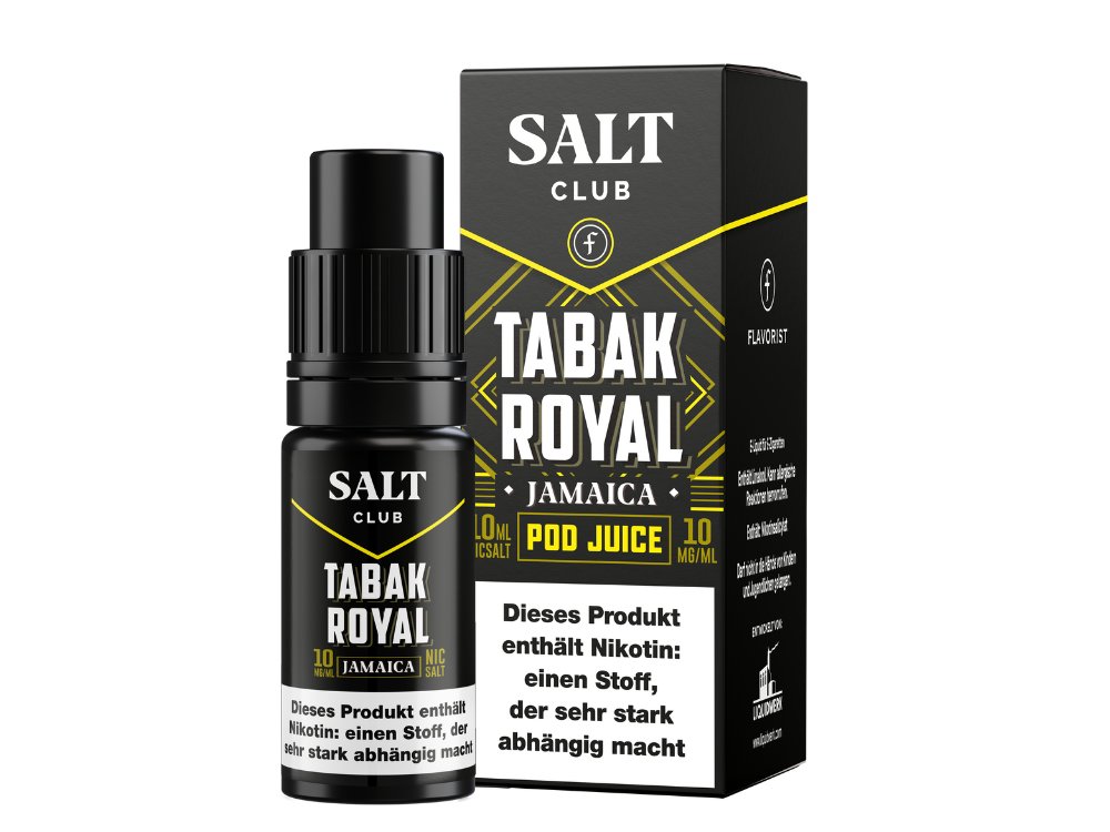 Salt Club - Flavorist Tabak Royal - Jamaica - Nikotinsalz Liquid 20 mg/ml 10er Packung