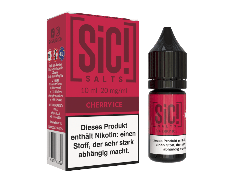 SiC! Salts - Cherry Ice - Nikotinsalz Liquid 20 mg/ml