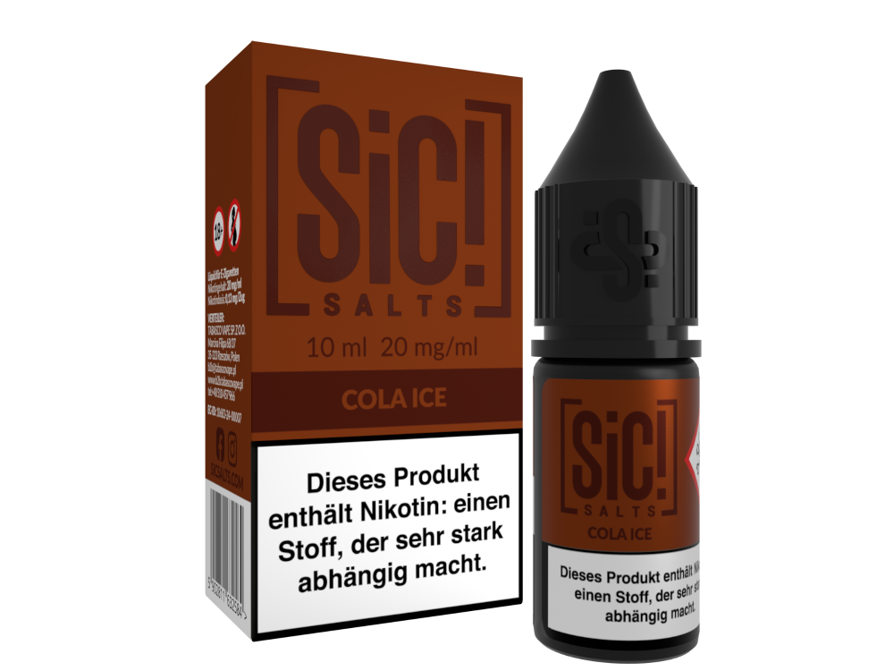 SiC! Salts - Cola Ice - Nikotinsalz Liquid 20 mg/ml