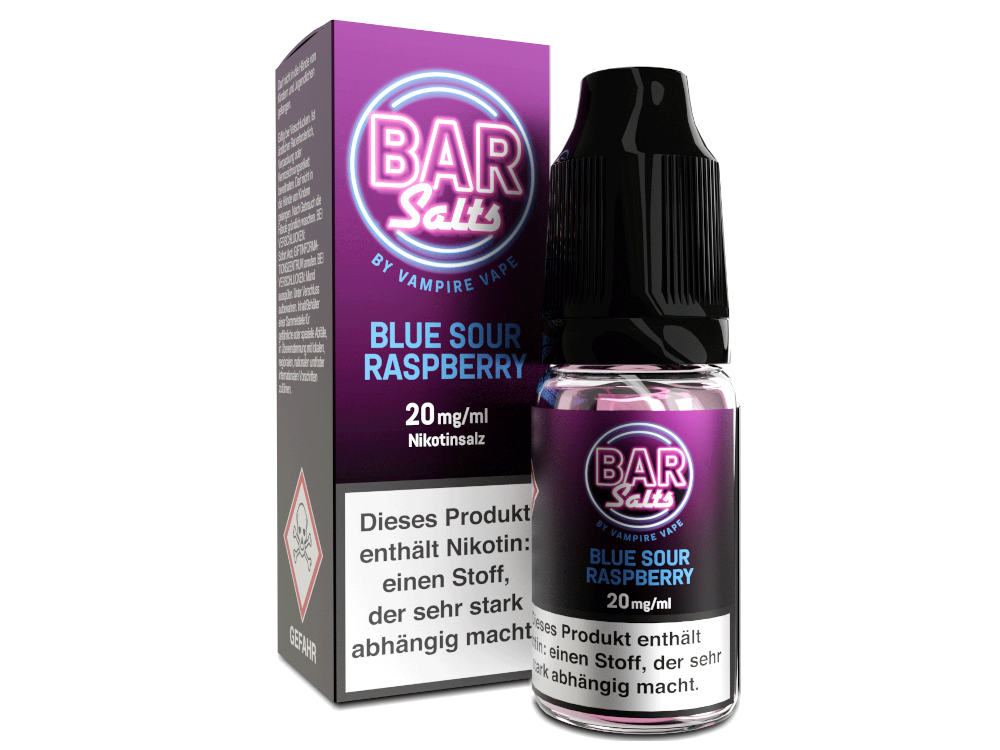 Vampire Vape - Bar Salts - Blue Sour Raspberry - Nikotinsalz Liquid 20 mg/ml 10er Packung