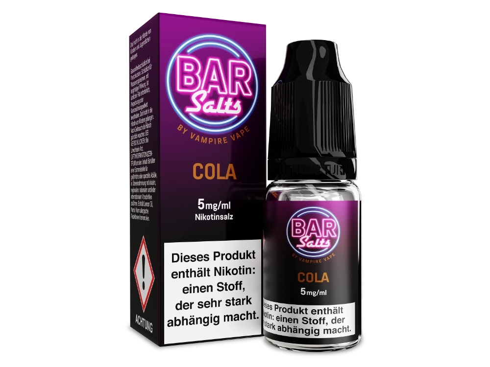 Vampire Vape - Bar Salts - Cola - Nikotinsalz Liquid 5 mg/ml