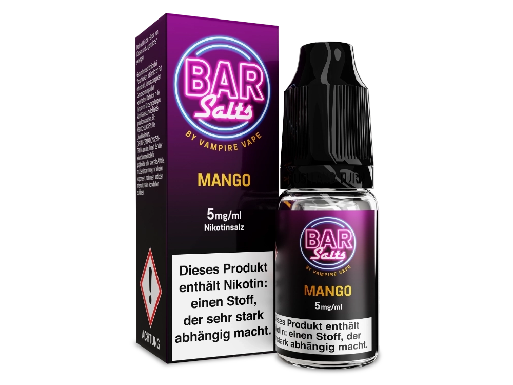 Vampire Vape - Bar Salts - Mango - Nikotinsalz Liquid 5 mg/ml 10er Packung