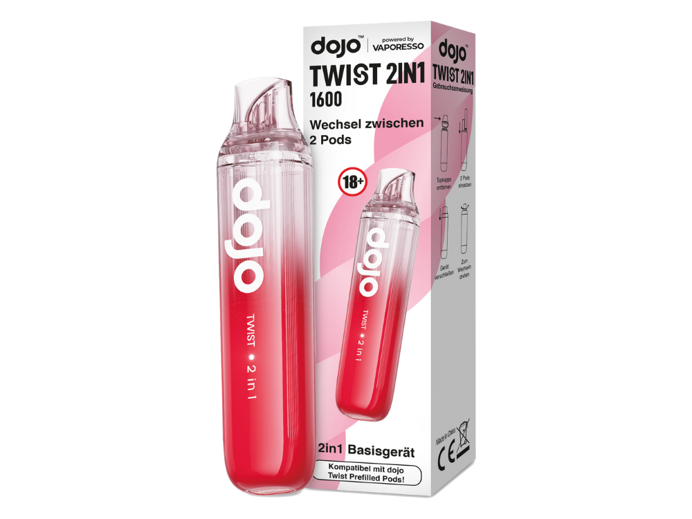 Vaporesso - Dojo - Twist 2in1 Akku 950 mAh (Basisgerät) rot