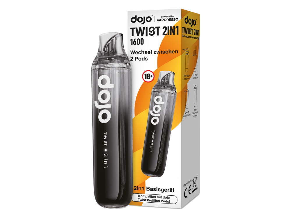 Vaporesso - Dojo - Twist 2in1 Akku 950 mAh (Basisgerät) schwarz