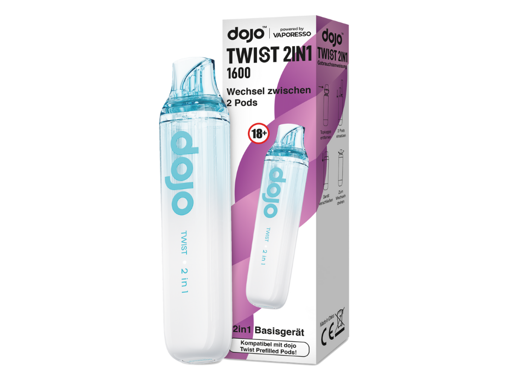Vaporesso - Dojo - Twist 2in1 Akku 950 mAh (Basisgerät) weiß