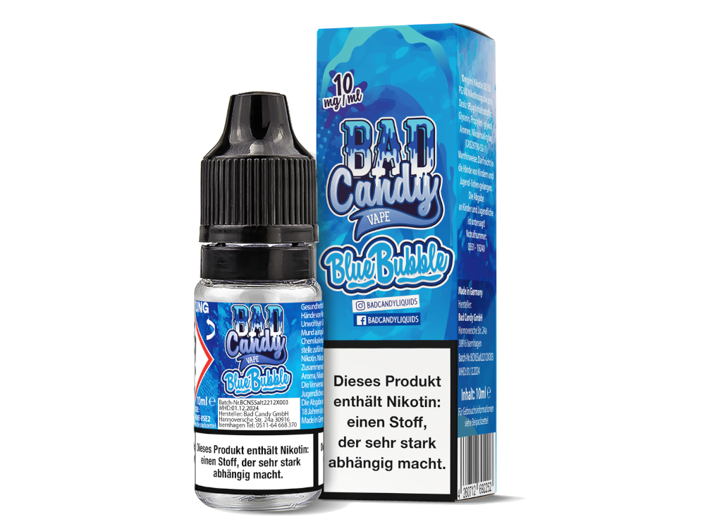 Bad Candy Liquids - Blue Bubble - Nikotinsalz Liquid 10 mg/ml