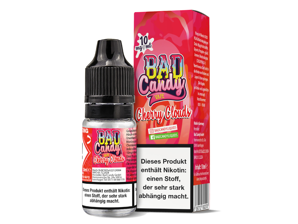 Bad Candy Liquids - Cherry Cloud - Nikotinsalz Liquid 10 mg/ml
