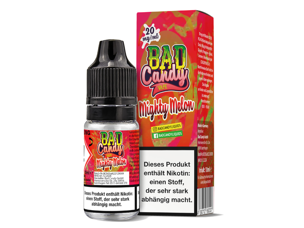 Bad Candy Liquids - Mighty Melon - Nikotinsalz Liquid 20 mg/ml