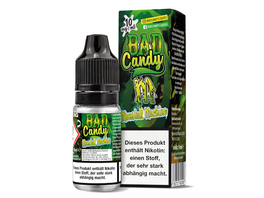 Bad Candy Liquids - Monstar Machine - Nikotinsalz Liquid 10 mg/ml