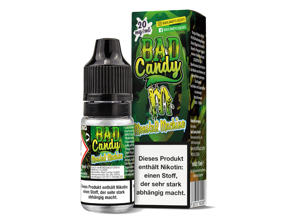 Bad Candy Liquids - Monstar Machine - Nikotinsalz Liquid 20 mg/ml