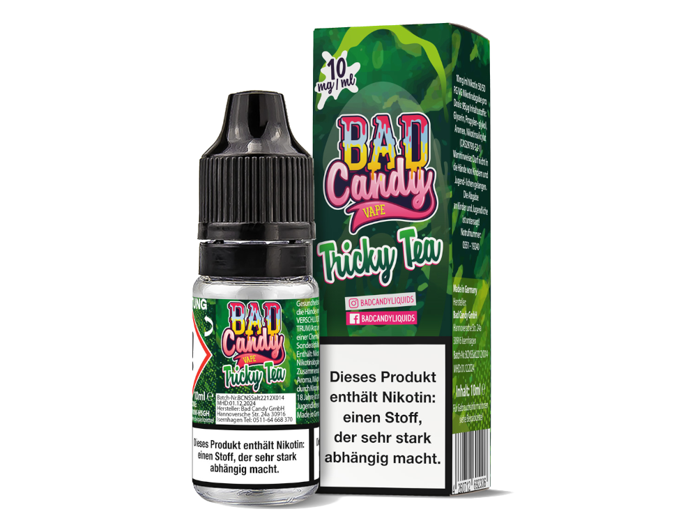 Bad Candy Liquids - Tricky Tea - Nikotinsalz Liquid 10 mg/ml