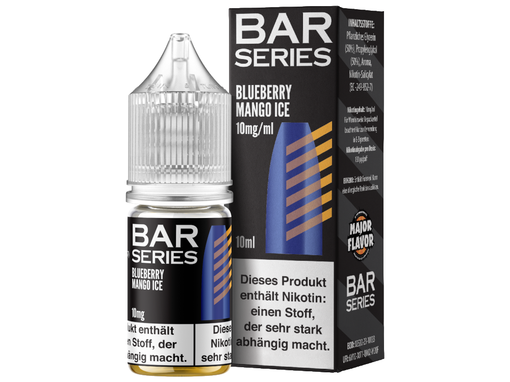 Bar Series - Blueberry Mango Ice - Nikotinsalz Liquid 20 mg/ml 10er Packung
