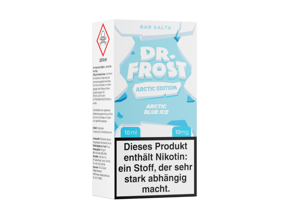 Dr. Frost - Arctic Edition - Blue Raspberry Ice - Nikotinsalz Liquid 10 mg/ml
