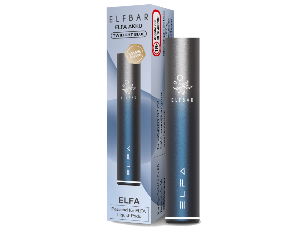 Elfbar - Elfa Akku 500 mAh Twilight Blue