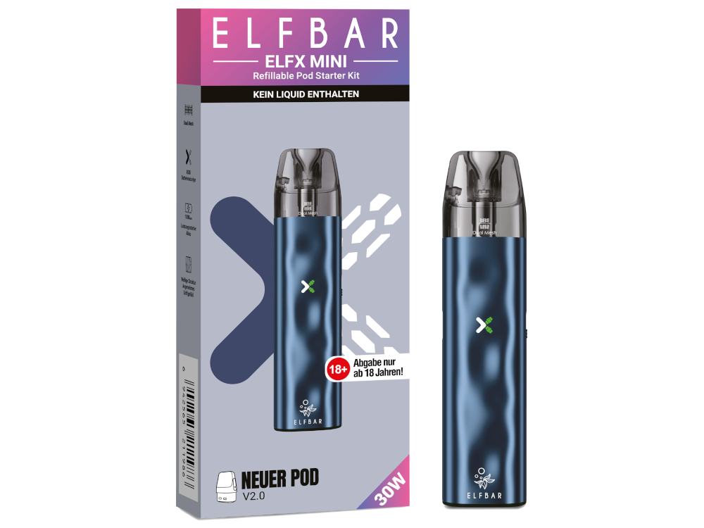 Elfbar - Elfx Mini E-Zigaretten Set Ocean