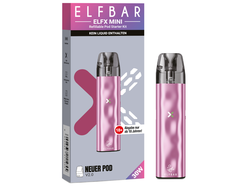 Elfbar - Elfx Mini E-Zigaretten Set Pink