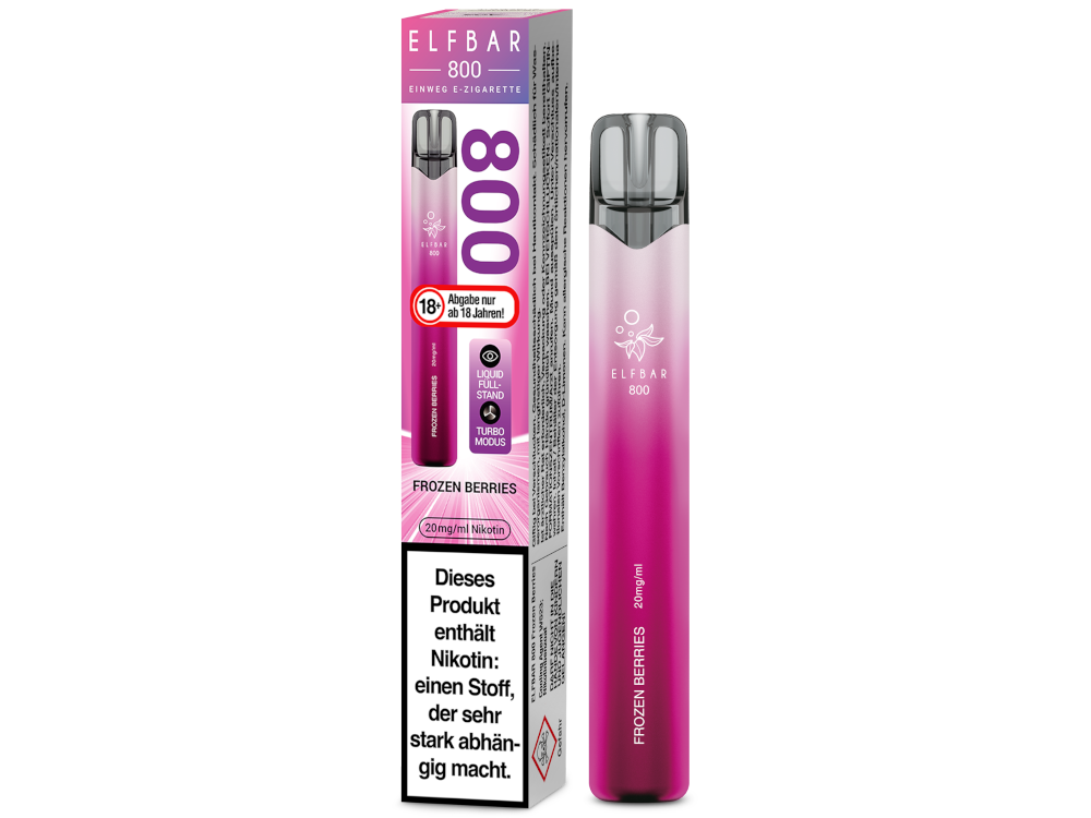 Elfbar 800 Einweg E-Zigarette - Frozen Berries 20 mg/ml