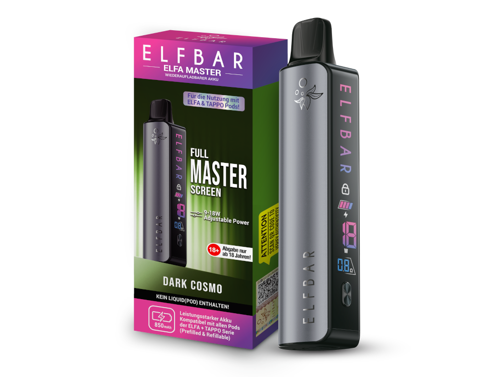 Elfbar - Elfa Master Akku 850 mAh Dark Cosmo 10er Packung