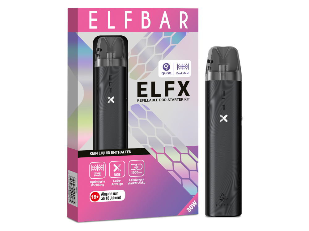 Elfbar - Elfx E-Zigaretten Set Black