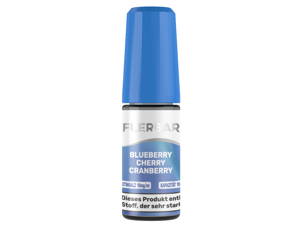 Flerbar Liquid - Blueberry Cherry Cranberry - Nikotinsalz Liquid 10 mg/ml 10er Packung