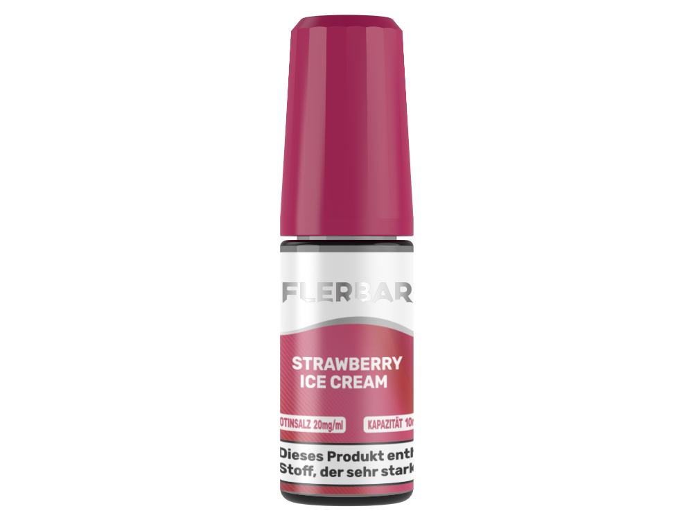 Flerbar Liquid - Strawberry Ice Cream - Nikotinsalz Liquid 20 mg/ml