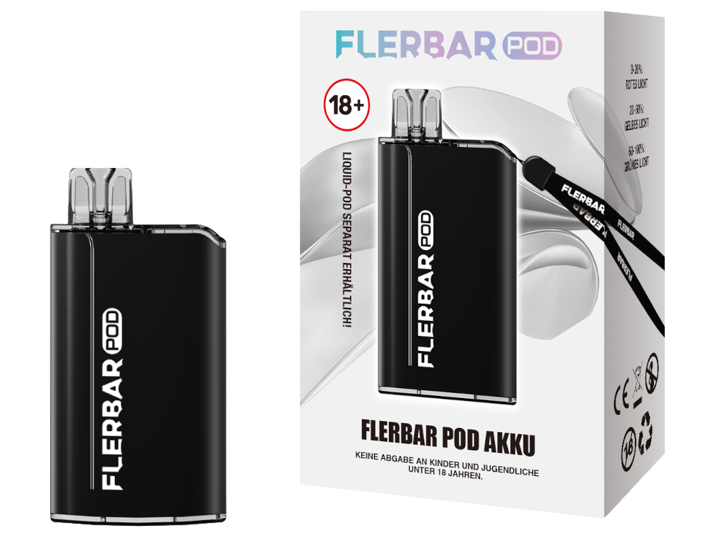 Flerbar - POD Akku 500 mAh schwarz