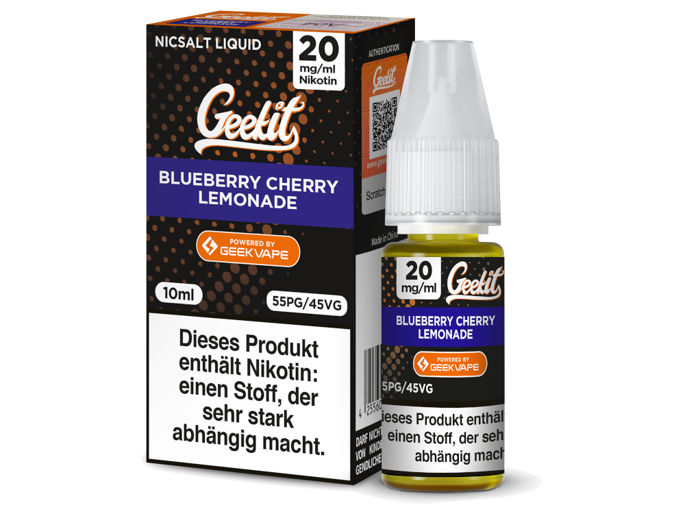 GEEKVAPE - Geekit - Blueberry Cherry Lemonade - Nikotinsalz Liquid 20 mg/ml