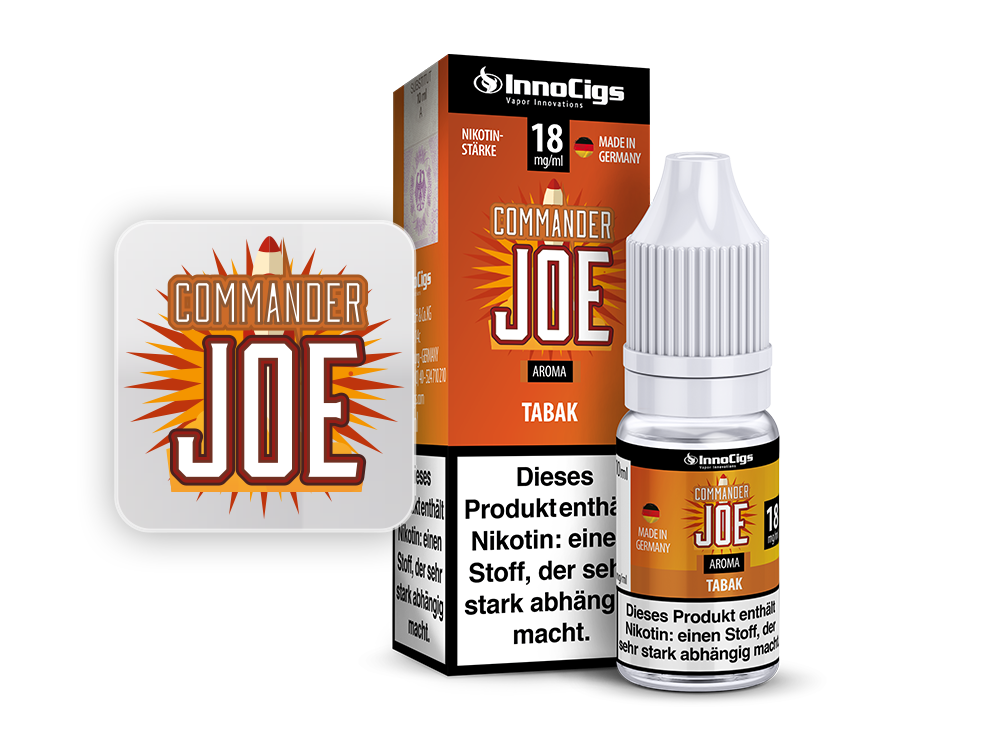 InnoCigs - Commander Joe Tabak Aroma 18 mg/ml