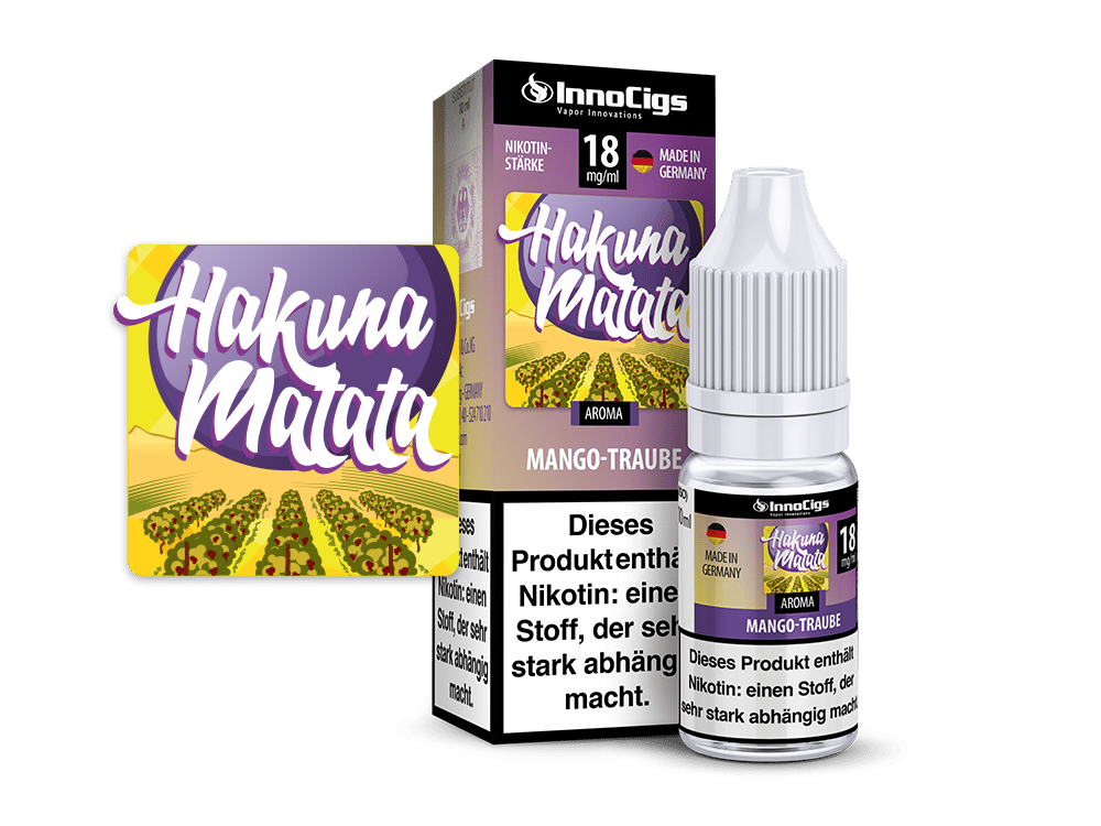 InnoCigs - Hakuna Matata Mango-Traube Aroma 3 mg/ml 10er Packung