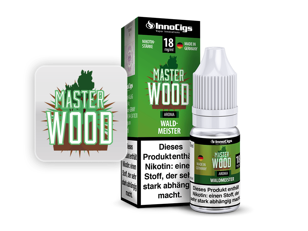 InnoCigs - Master Wood Waldmeister Aroma 9 mg/ml 10er Packung