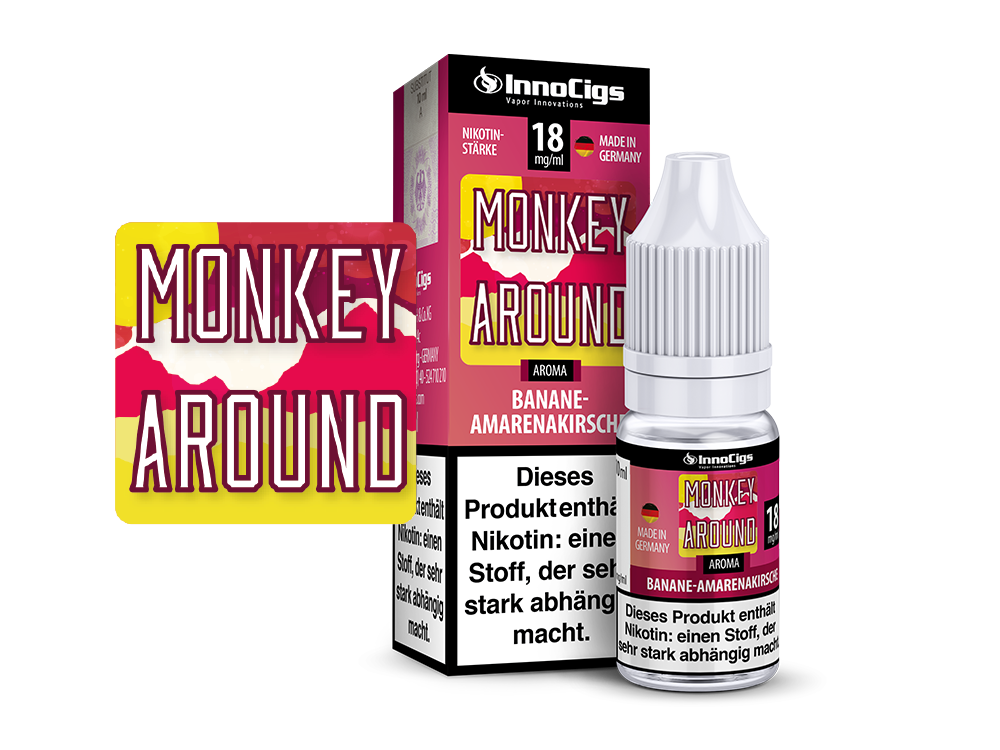 InnoCigs - Monkey Around Banane-Amarenakirsche Aroma 18 mg/ml