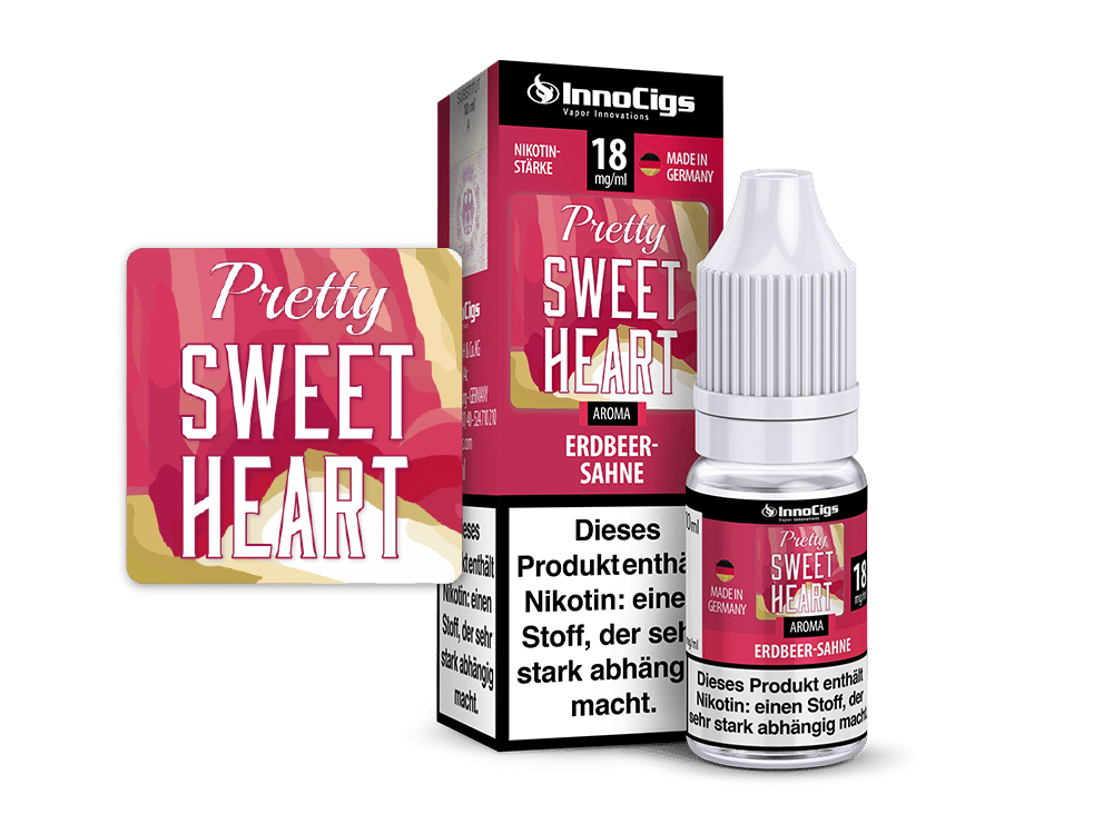 InnoCigs - Pretty Sweetheart Erdbeer-Sahne Aroma 6 mg/ml