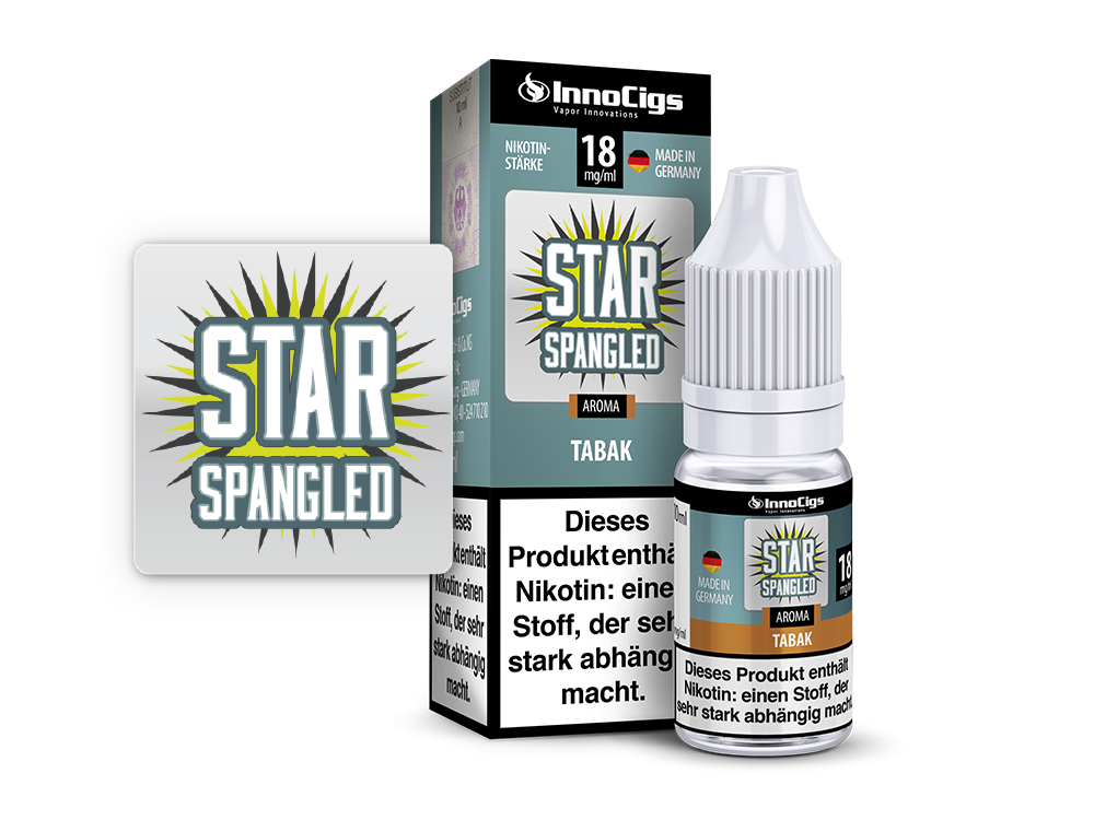 InnoCigs - Star Spangled Tabak Aroma 9 mg/ml 10er Packung
