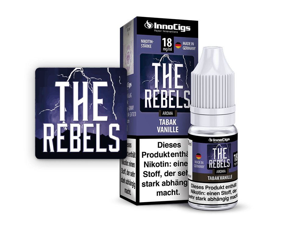InnoCigs - The Rebels Tabak Vanille Aroma 3 mg/ml
