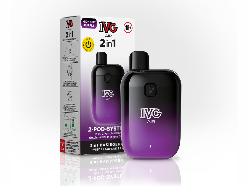 IVG - AIR 2in1 Akku 780 mAh (Basisgerät) midnight lila