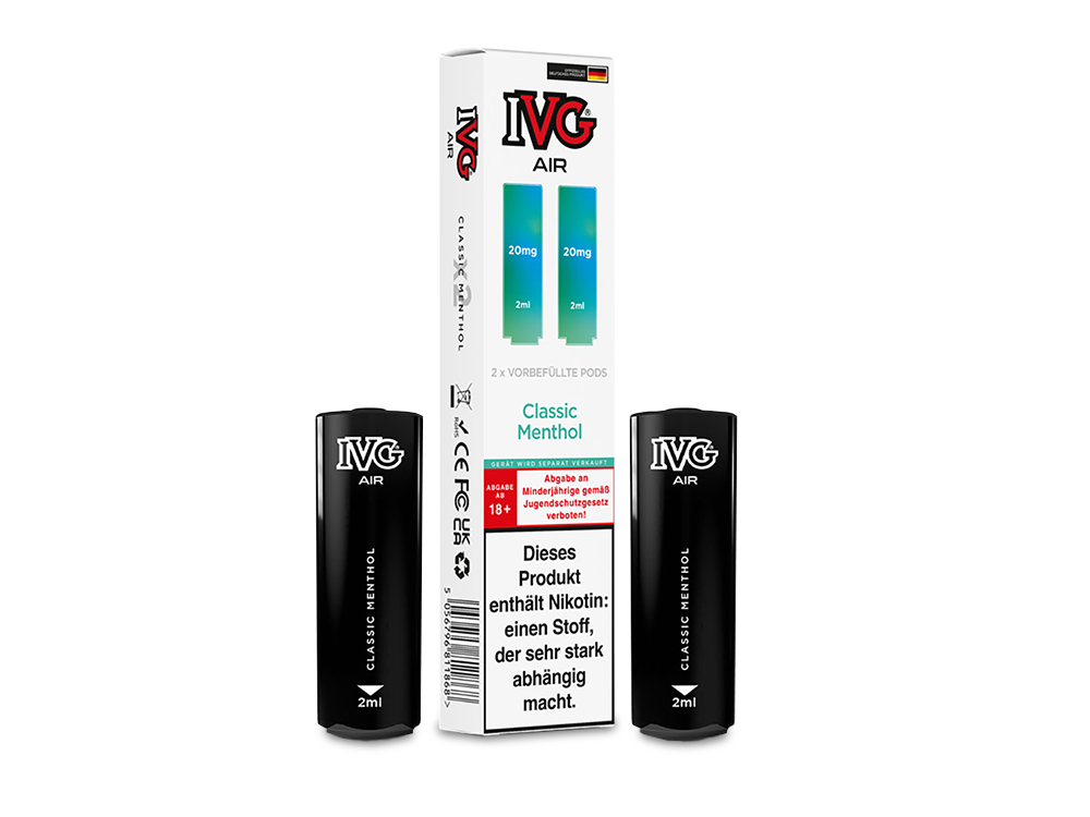 IVG - AIR Pod Classic Menthol 20 mg/ml (2 Stück pro Packung)