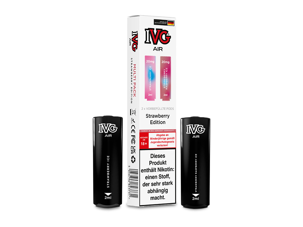 IVG - AIR Pod Strawberry Edition 20 mg/ml (2 Stück pro Packung)