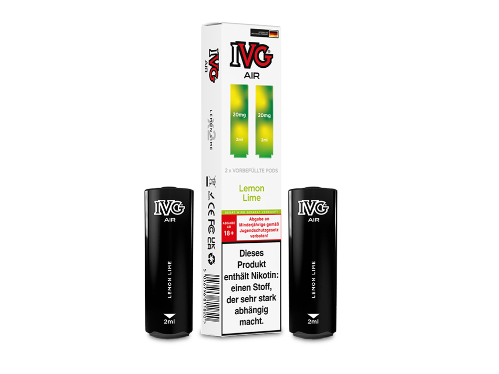 IVG - AIR Pod Lemon Lime 20 mg/ml (2 Stück pro Packung)