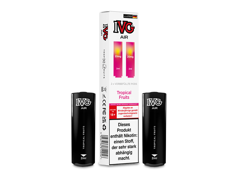IVG - AIR Pod Tropical Fruits 20 mg/ml (2 Stück pro Packung)