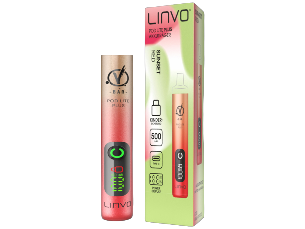 Linvo - Pod Lite Plus Akku 500 mAh rot