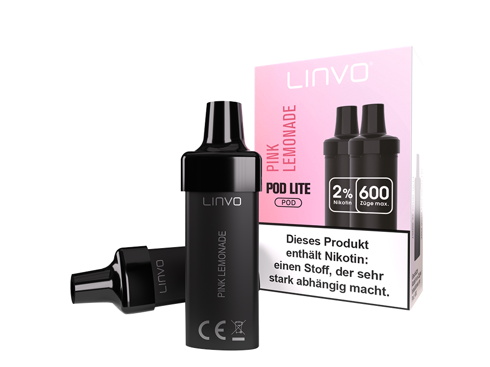 Linvo - Pod Lite Cartridge Pink Lemonade 20 mg/ml (2 Stück pro Packung)