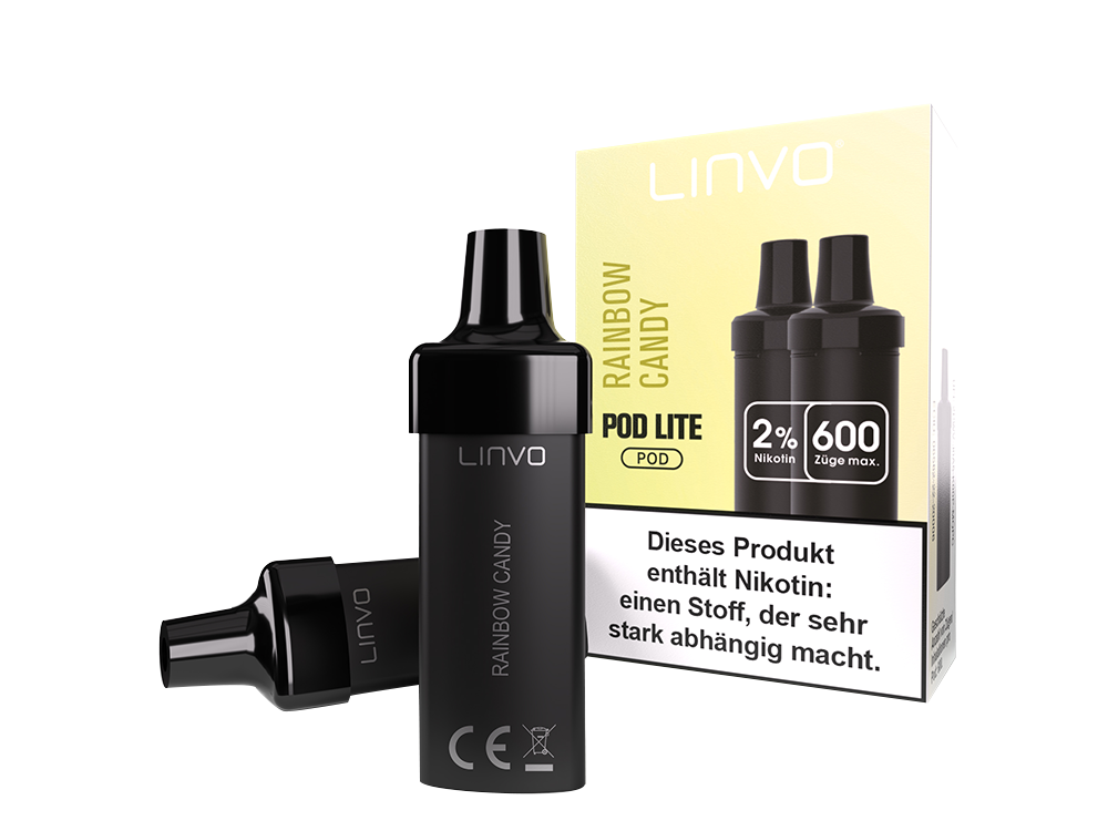 Linvo - Pod Lite Cartridge Rainbow Candy 20 mg/ml (2 Stück pro Packung)