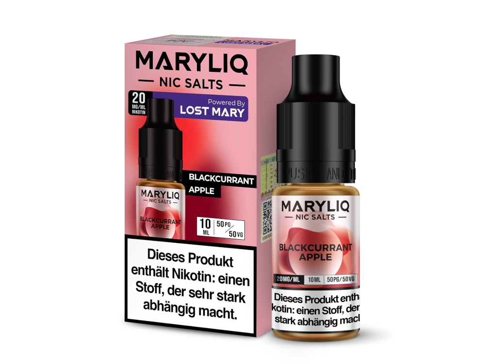 MARYLIQ - Blackcurrant Apple - Nikotinsalz Liquid 20 mg/ml